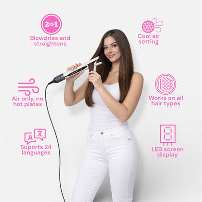 Vynuvelle Wet-Dry 2-in-1 Air Straightener