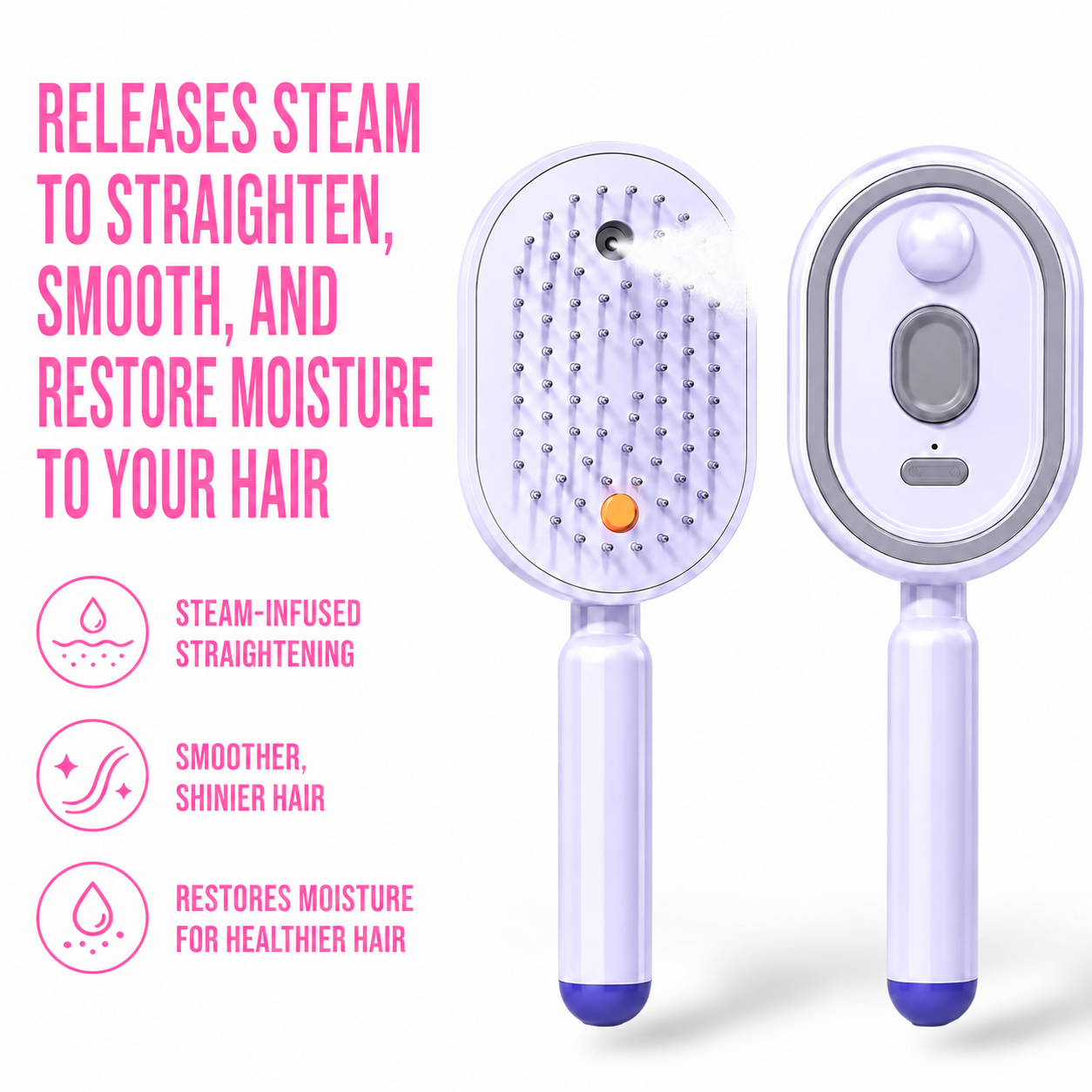 Steam Straightening Brush